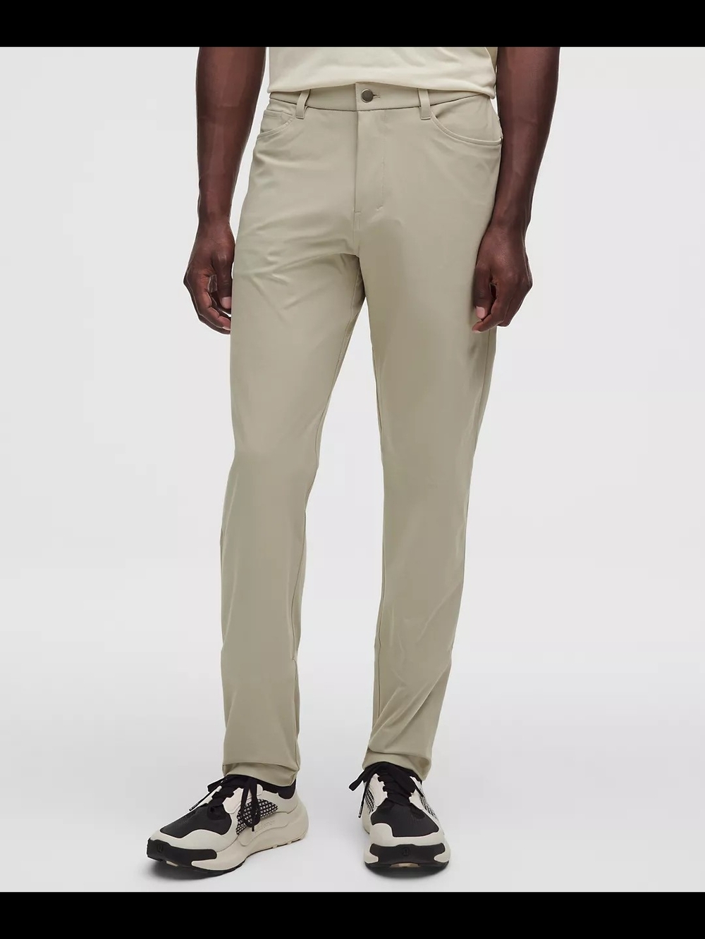 Lululemon ABC Pants Stretch Cotton VersaTwill Black LM5AX8S Men’s Size 38